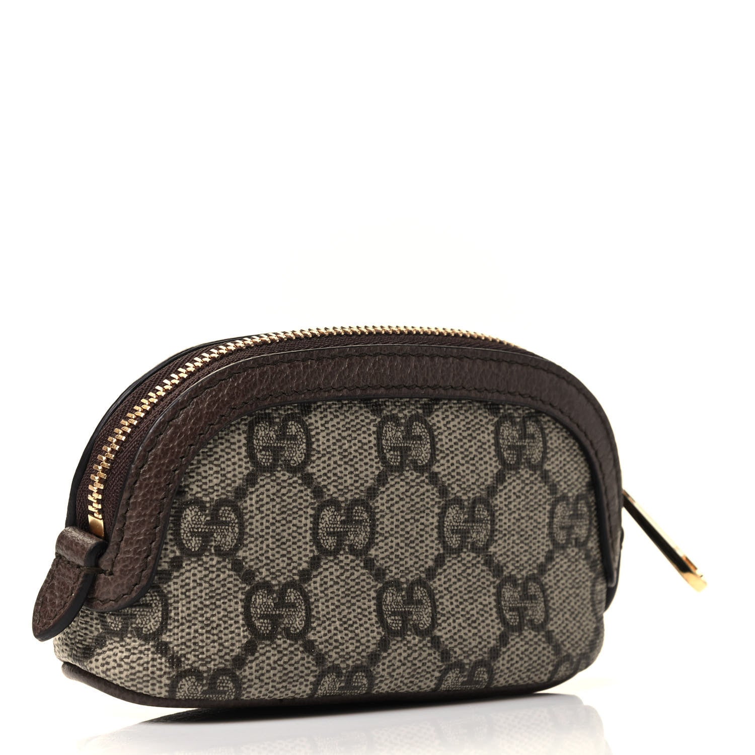 Gucci GG Supreme Monogram Web Ophidia Dome Key Pouch Beige New Acero 2 of 5