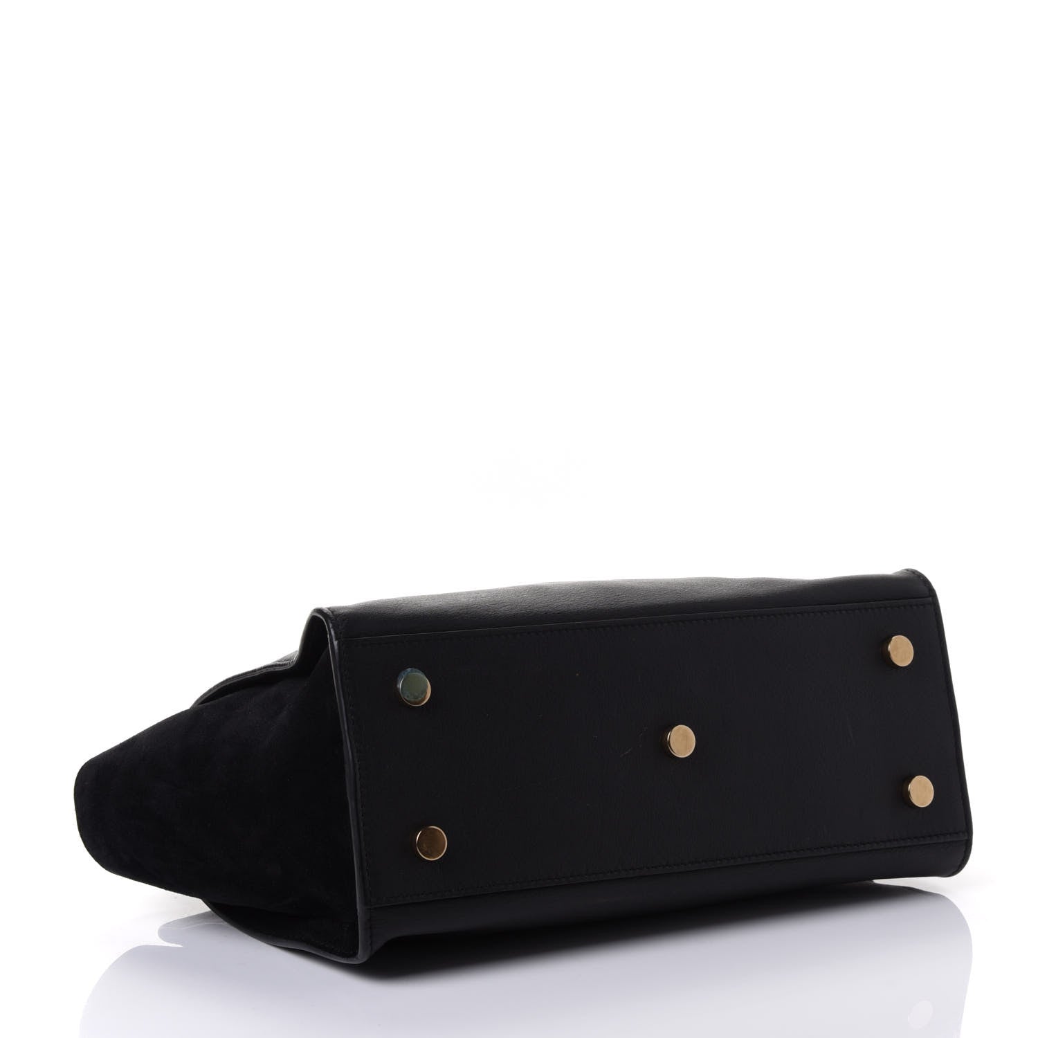 Saint Laurent Calfskin Monogram Baby Downtown Cabas Black 3 of 4