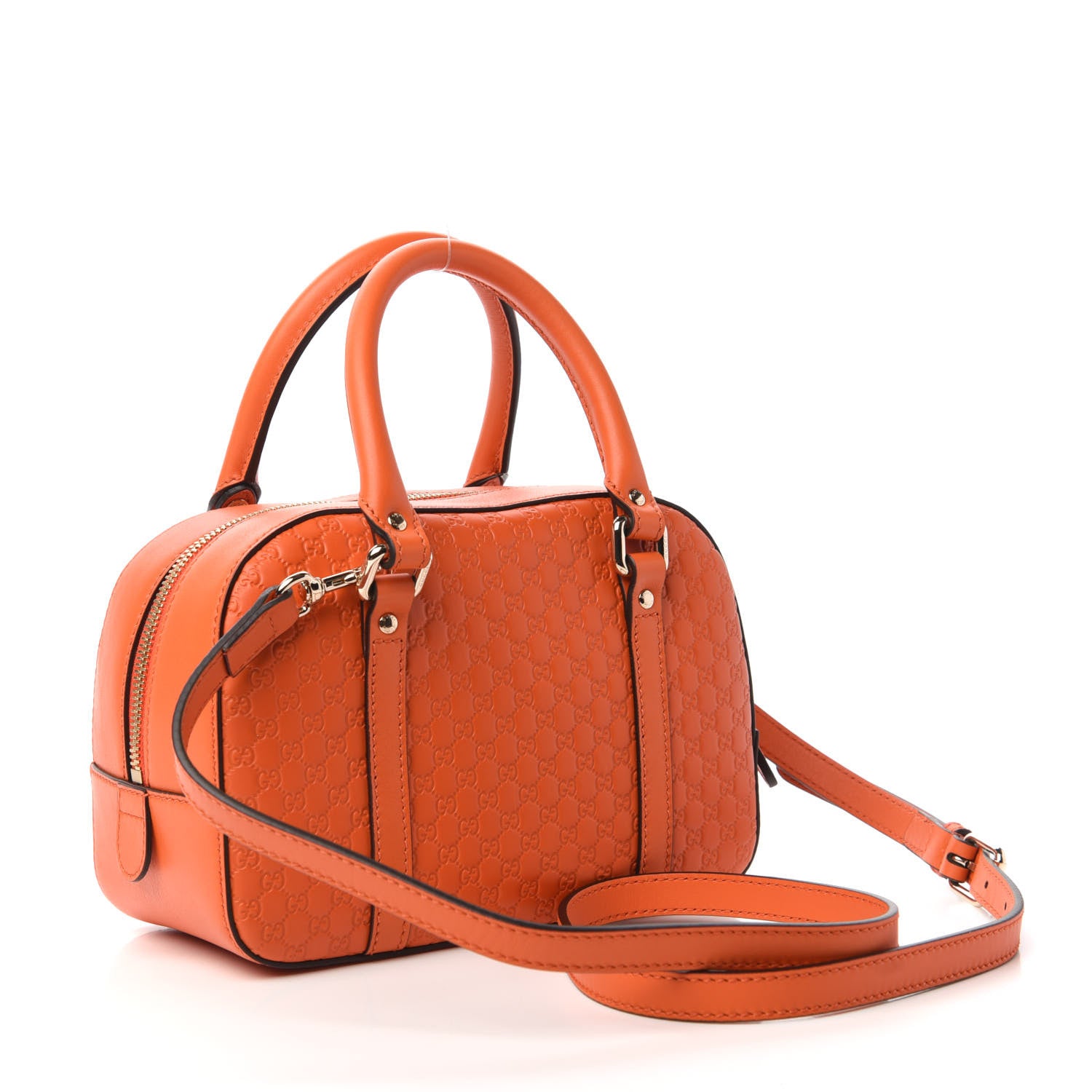Gucci Soft Microguccissima Small Crossbody Bag Sun Orange 3 of 10