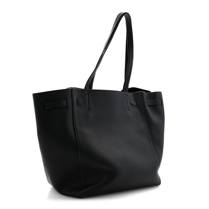 Celine Soft Grained Calfskin Small Belt Cabas Phantom Black 3 of 10