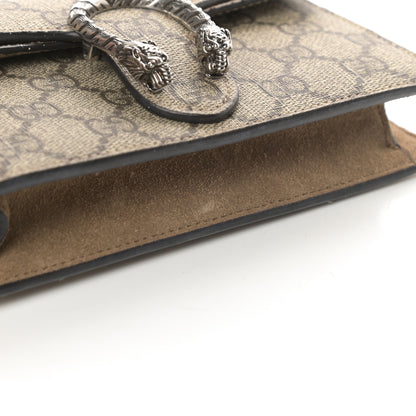 Gucci GG Supreme Monogram Super Mini Dionysus Shoulder Bag Taupe 10 of 11