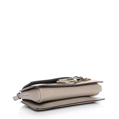 Chloe Suede Calfskin Small Faye Shoulder Bag Motty Grey 4 of 7