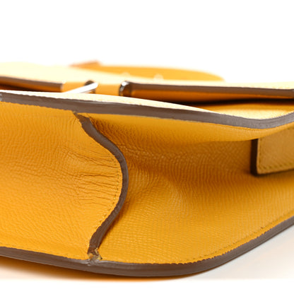 Tom Ford Grained Calfskin Mini T Clasp Tara Crossbody Bag Yellow 9 of 11