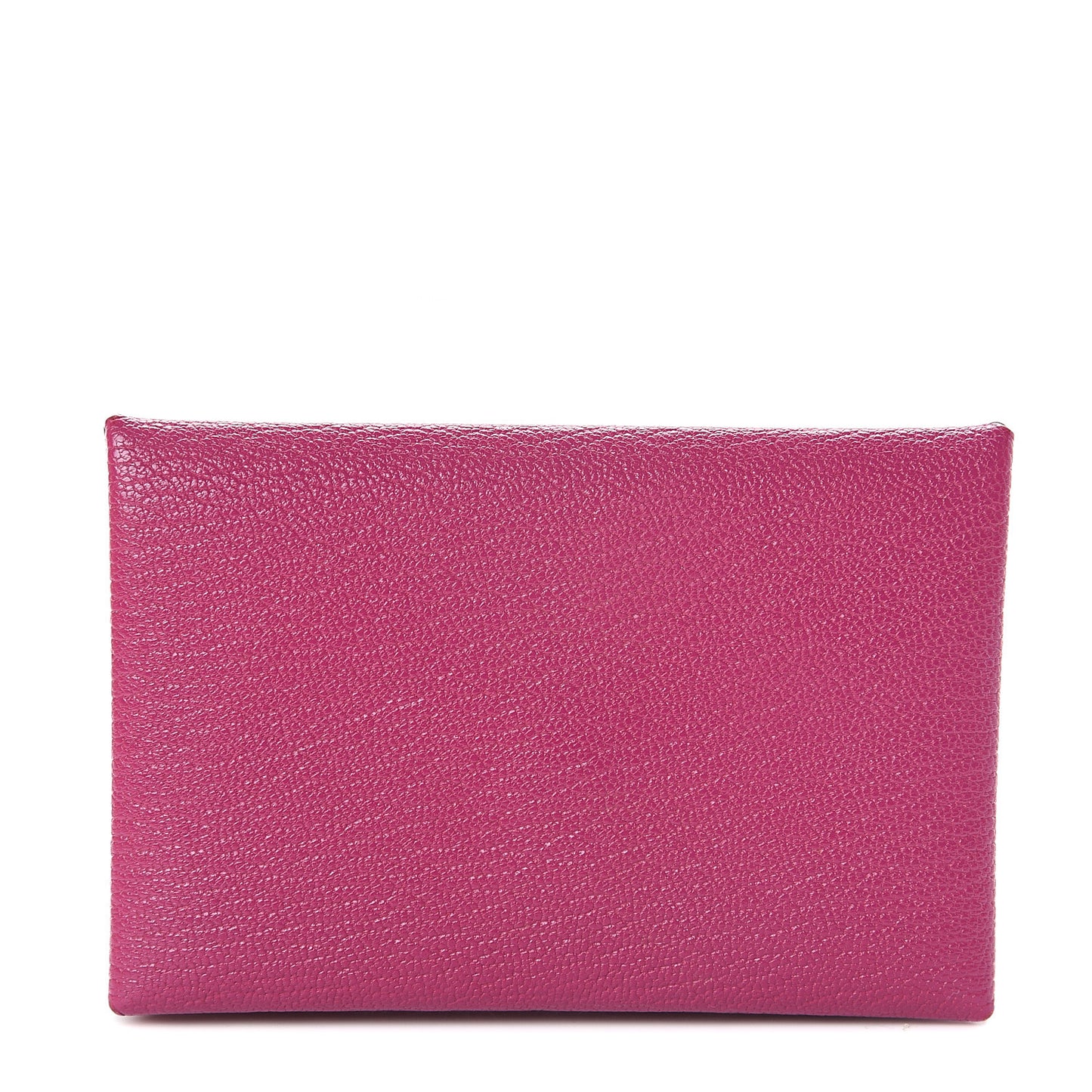 Chevre Mysore Calvi Card Case Rose Pourpre