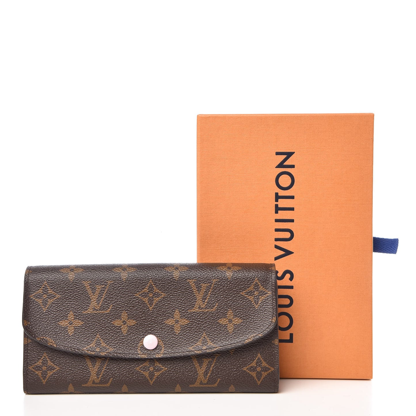 Monogram Emilie Wallet Rose Ballerine