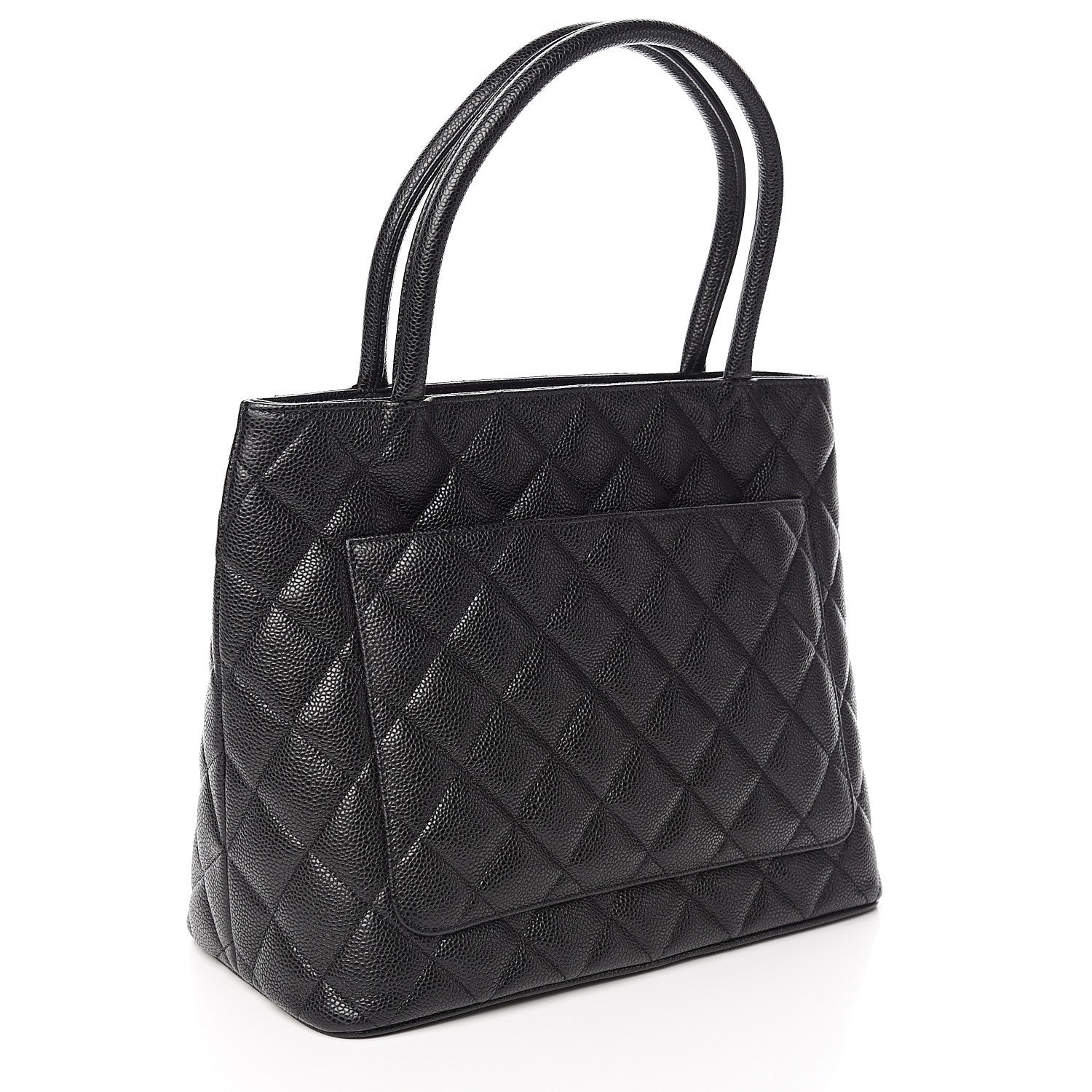 Chanel Caviar Quilted Medallion Tote Black 2 of 8