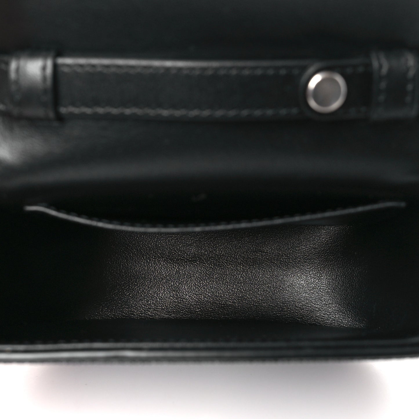 Sequin Calfskin Mini Triomphe Black