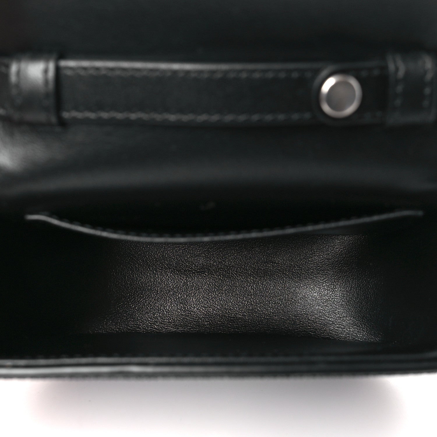 Celine Sequin Calfskin Mini Triomphe Black 5 of 10