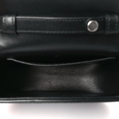 Celine Sequin Calfskin Mini Triomphe Black 5 of 10