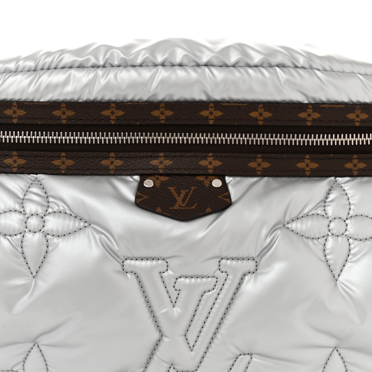 Louis Vuitton Econyl Monogram Pillow BumBag Silver 7 of 9