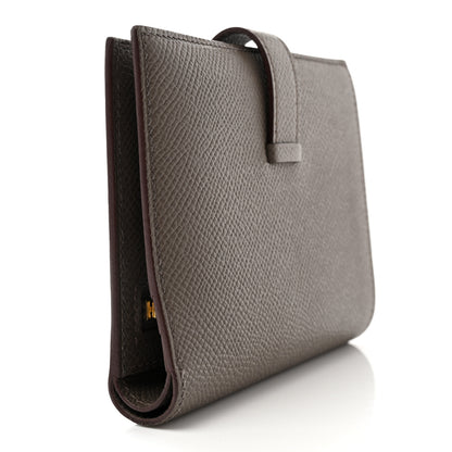 Hermes Epsom Bearn Compact Wallet Etain 3 of 8
