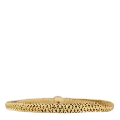 Roberto Coin 18K Yellow Gold Primavera Flex Bangle Bracelet 1 of 4