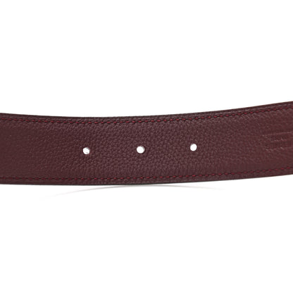 Hermes Box Togo 32mm Matte H Belt 95 Black Rouge H 8 of 9