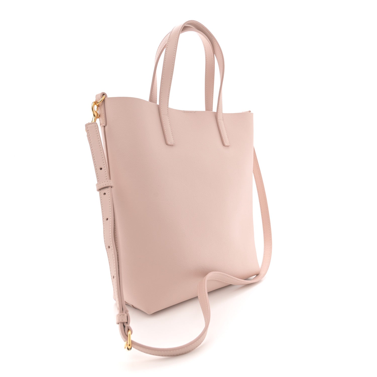 Saint Laurent Calfskin Toy Shopping Tote Marble Pink 3 of 10