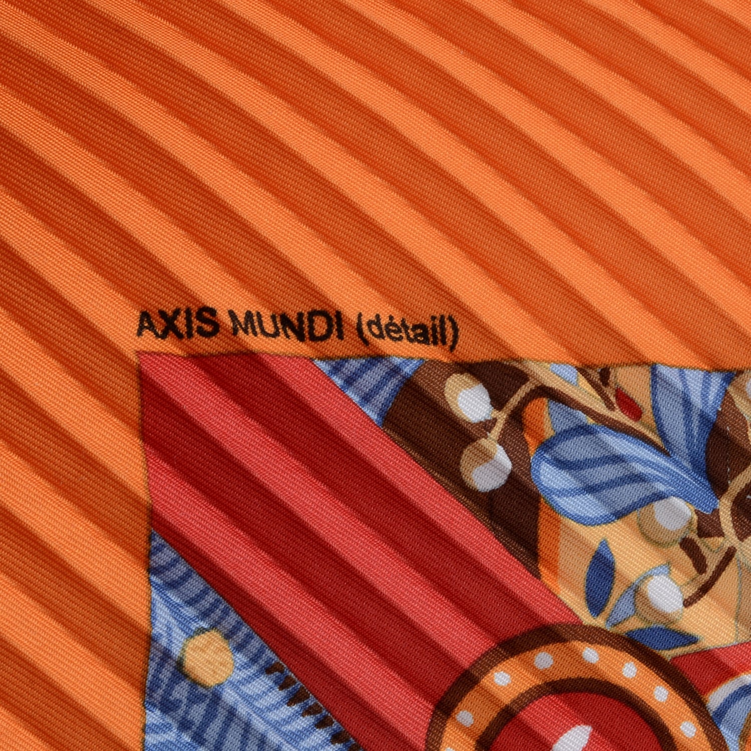Hermes Silk Plisse Axis Mundi Tree Scarf 90 5 of 7