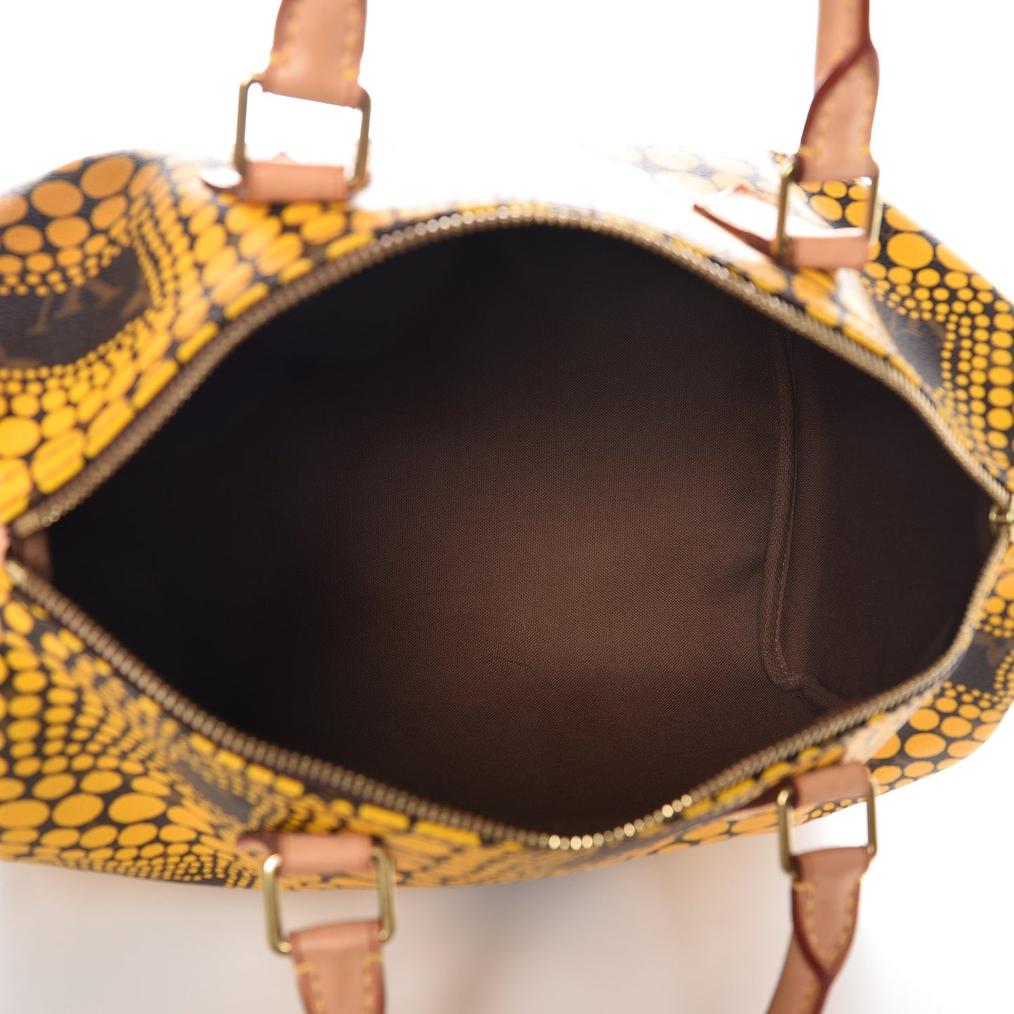 Monogram Kusama Town Speedy 30 Yellow