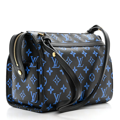 Louis Vuitton Colored Monogram Speedy Amazon PM Blue Black 3 of 9