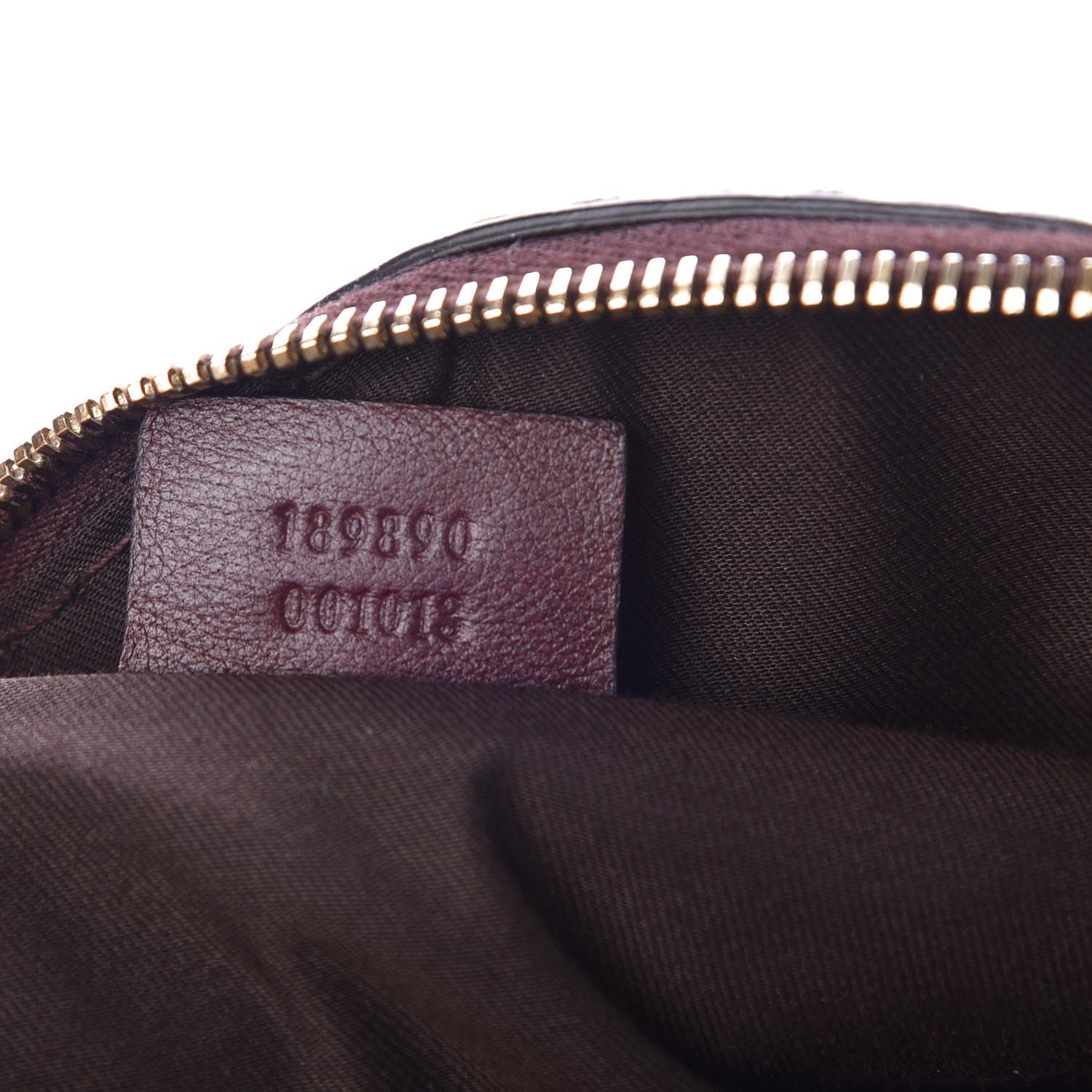 Gucci Monogram Medium Horsebit Nail Boston Brown 7 of 8
