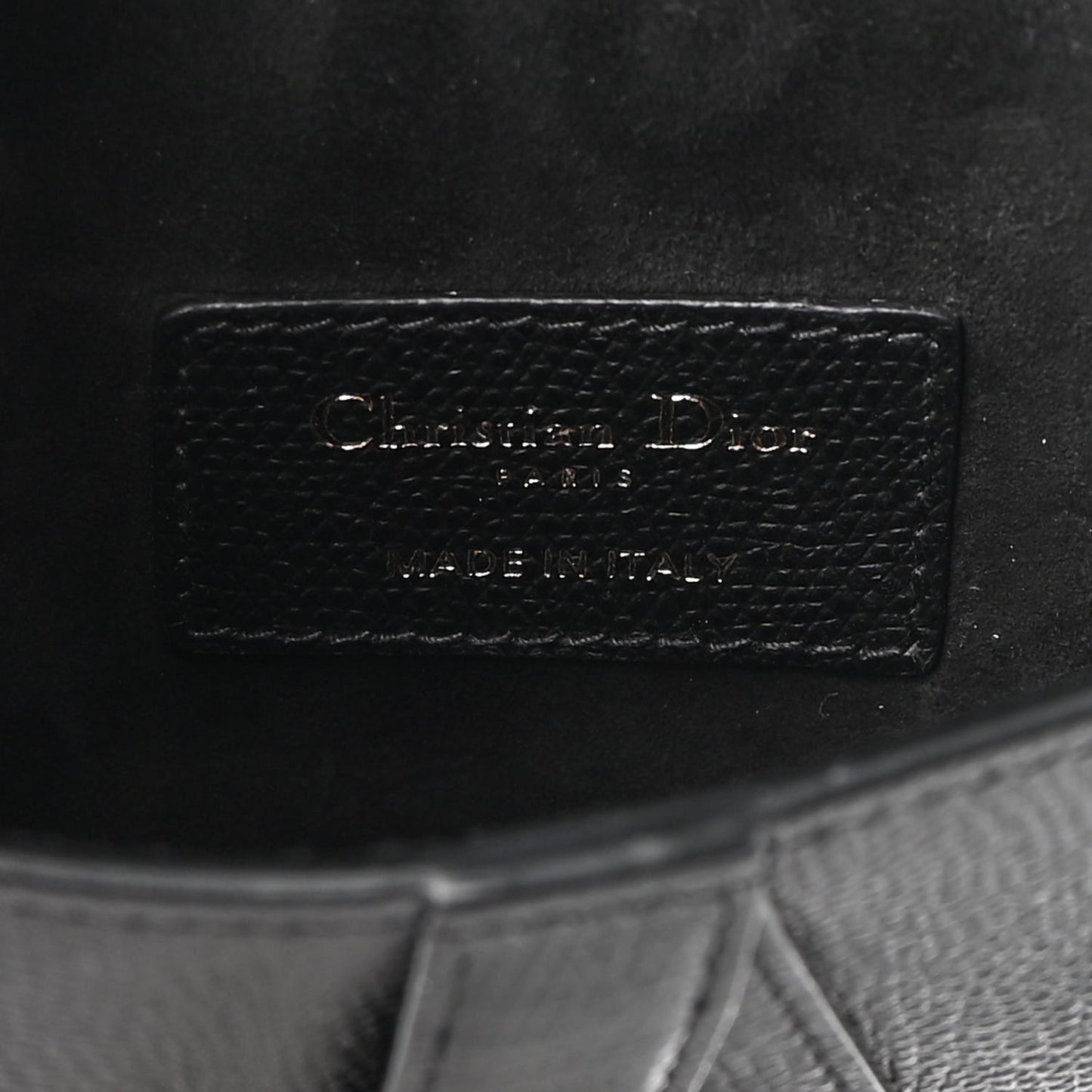 Calfskin Saddle Belt Bag Black