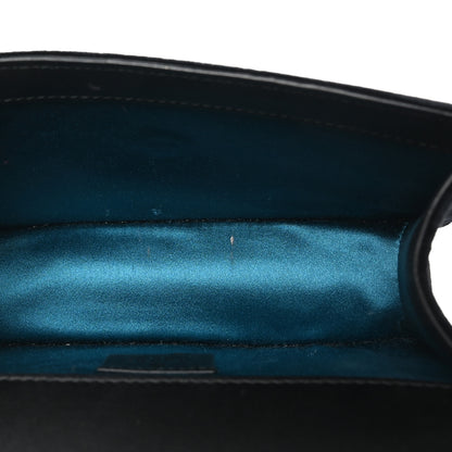 Gucci Velvet Crystal Square G Shoulder Bag Black 5 of 10