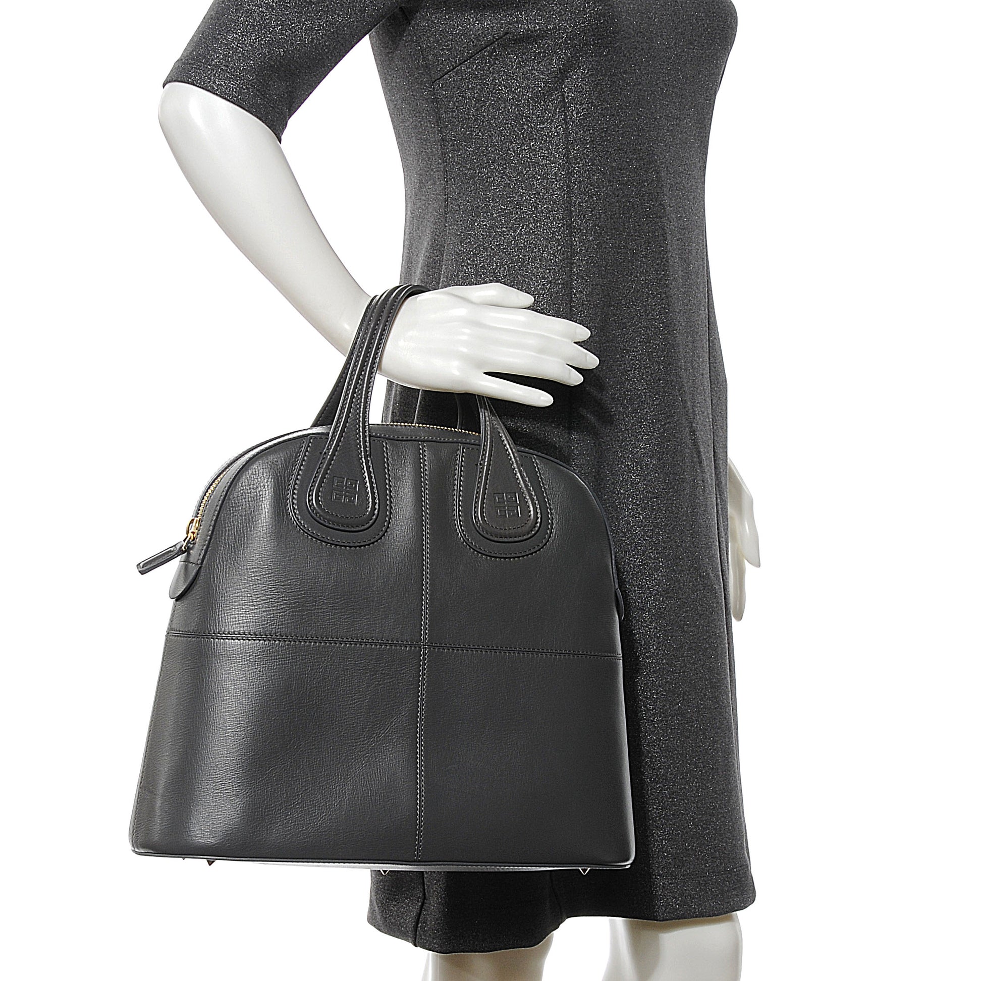 Givenchy Textured Calfskin Medium Palma Nightingale Elephant Grey 3 of 8