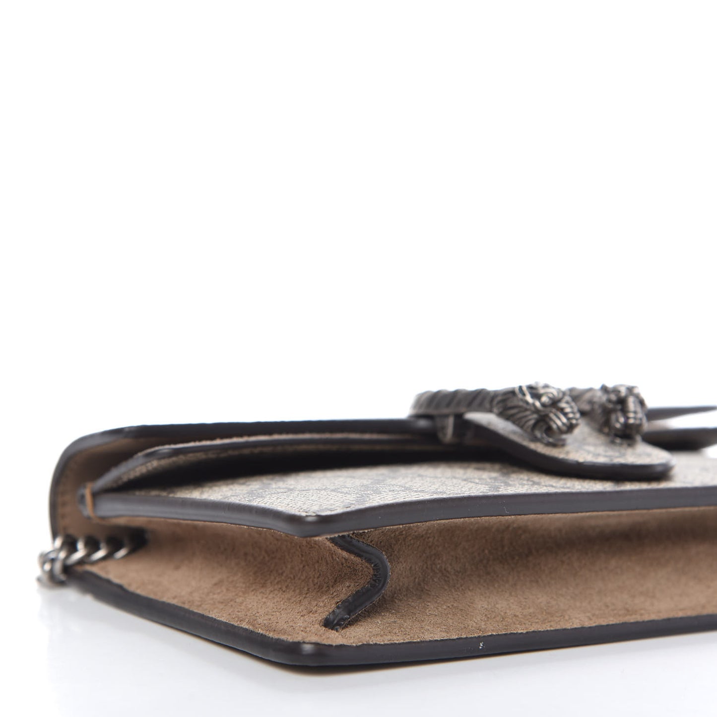 GG Supreme Monogram Super Mini Dionysus Shoulder Bag Taupe