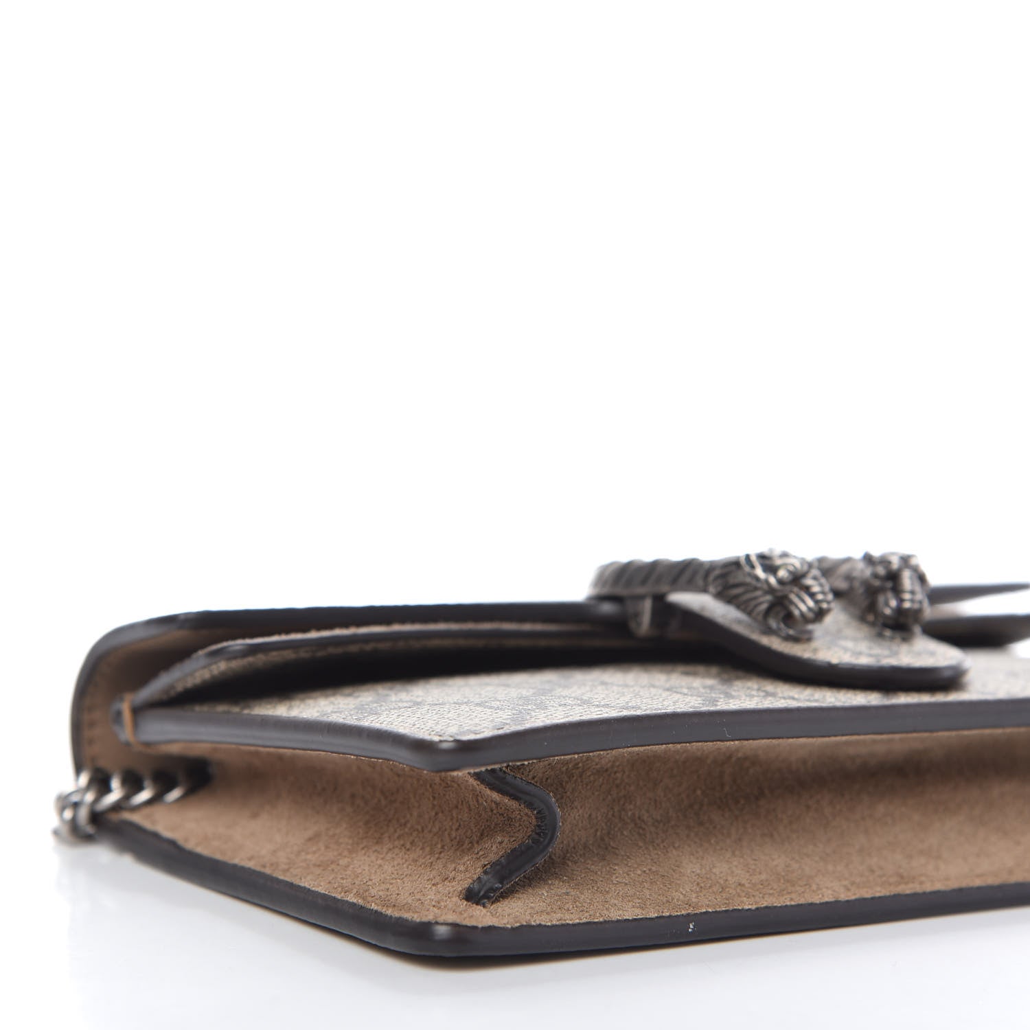 Gucci GG Supreme Monogram Super Mini Dionysus Shoulder Bag Taupe 6 of 10