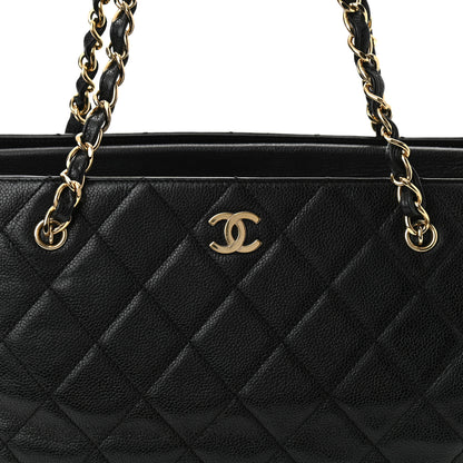 Chanel Caviar Quilted Shopping Tote Black 7 of 11