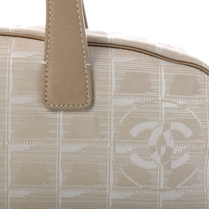 Chanel Nylon Travel Bowler Beige 12 of 12