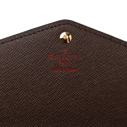 Louis Vuitton Damier Ebene Sarah Wallet NM 6 of 10