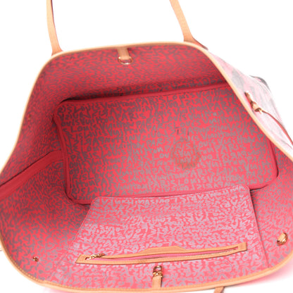 Louis Vuitton Monogram Graffiti Neverfull GM Fuchsia 5 of 17