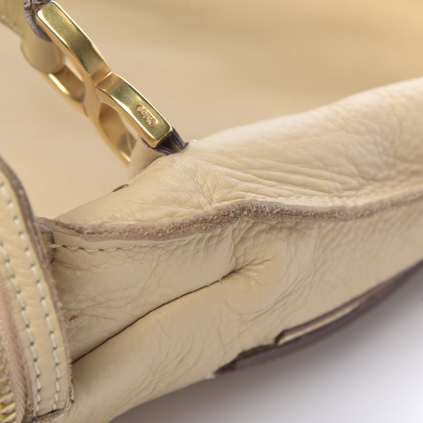 Calfskin Large Marcie Hobo Beige