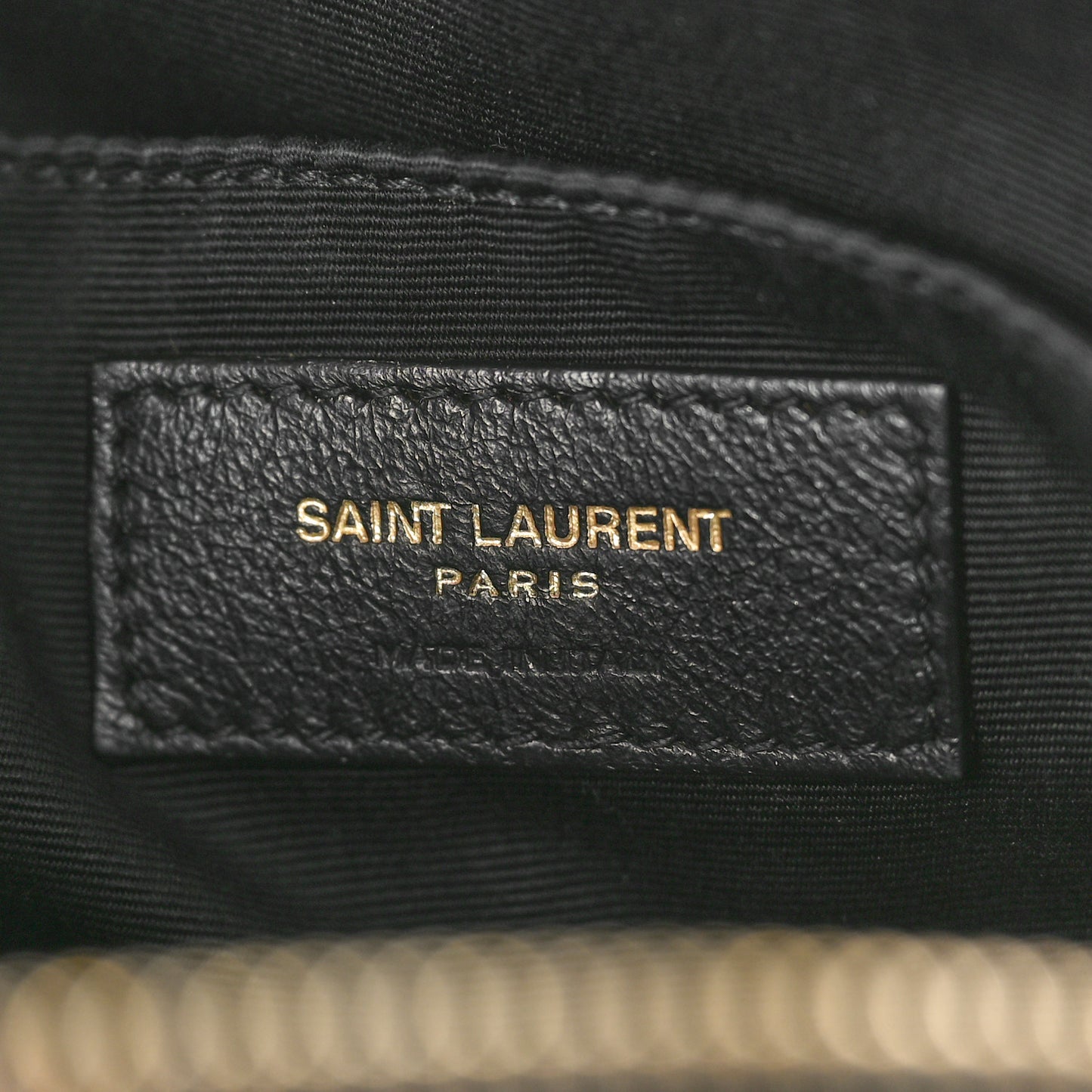 Calfskin Matelasse Monogram Lou Camera Bag Black