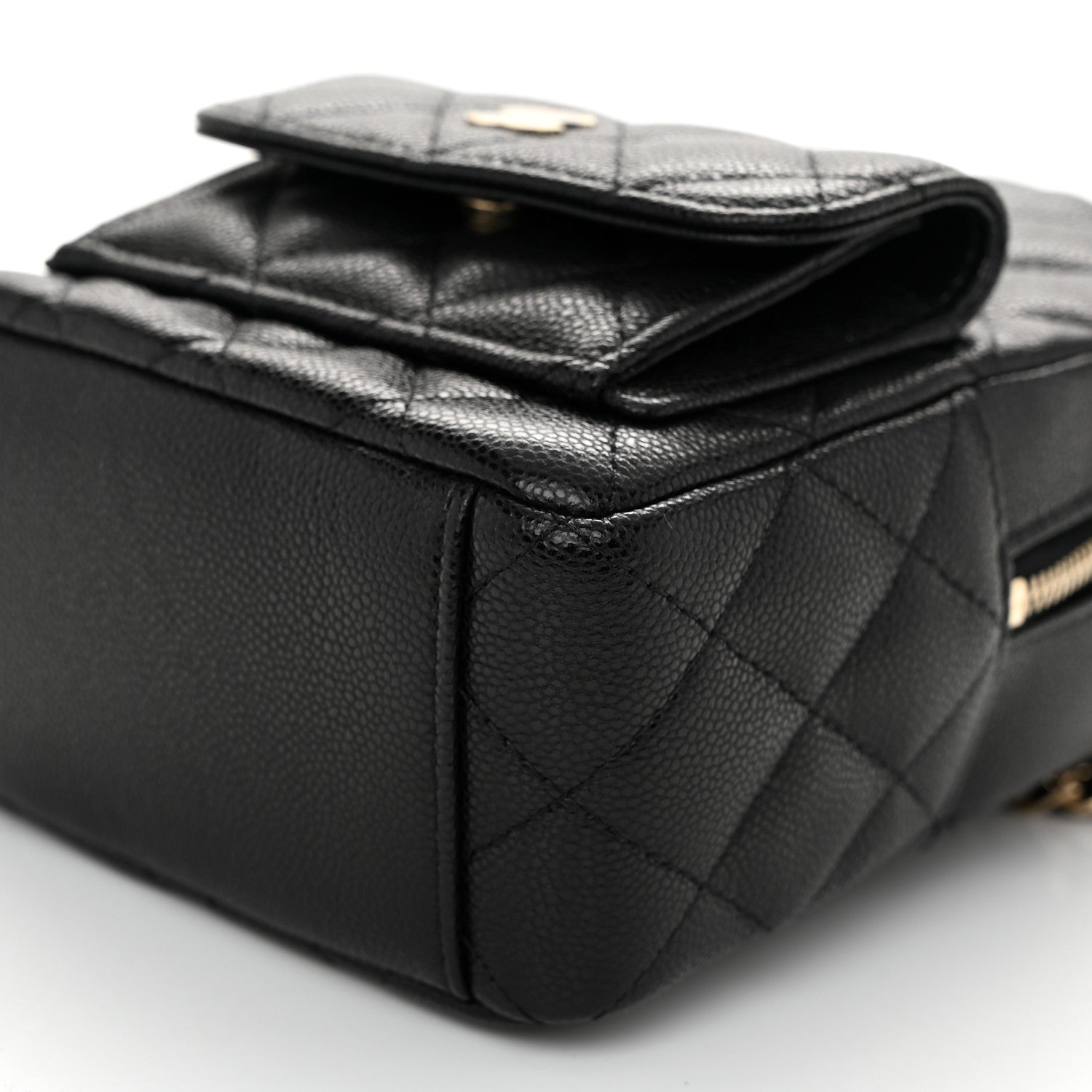 Chanel Caviar Quilted CC Mini Classic Backpack Black 10 of 11
