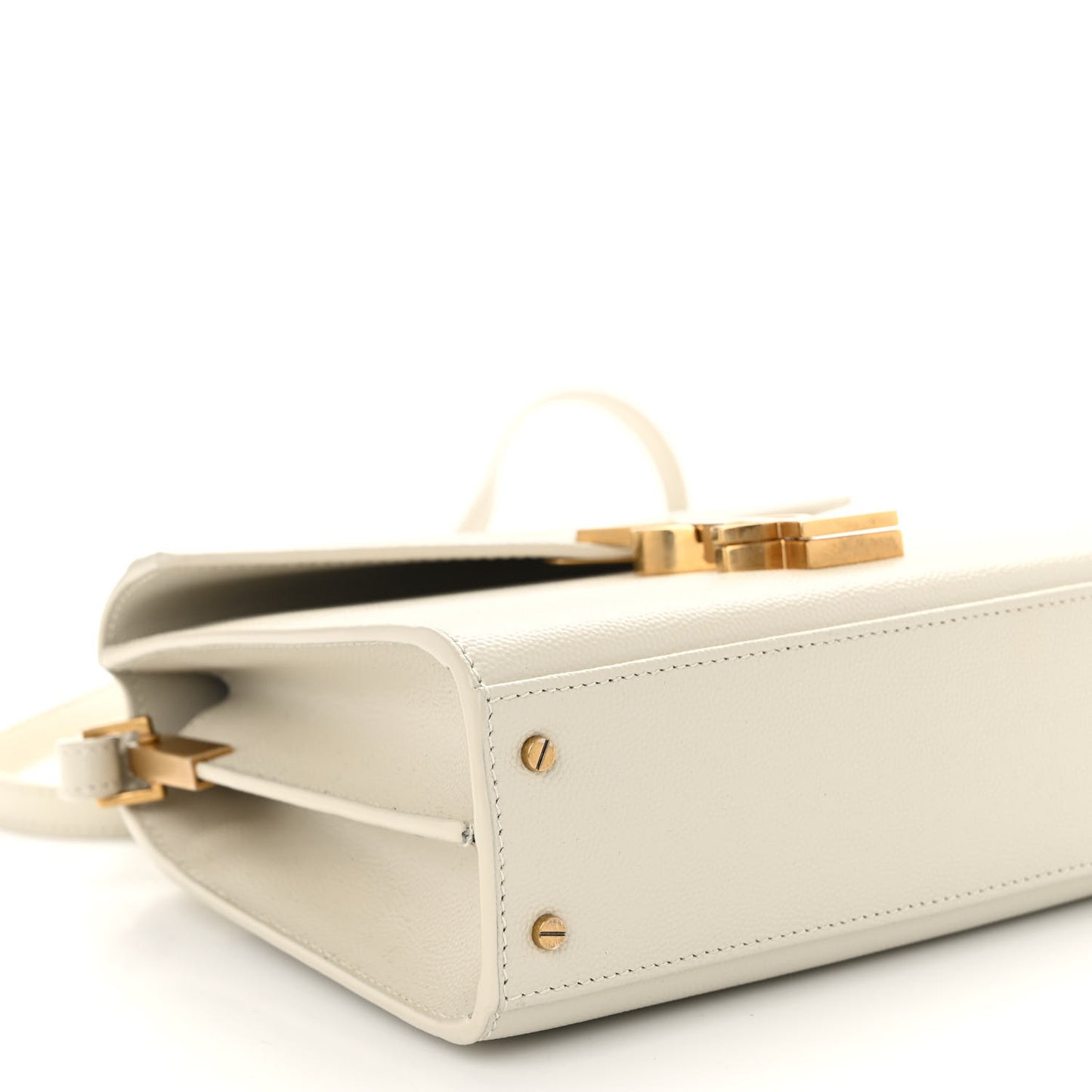Grain de Poudre Mini Classic Monogram Cassandra Top Handle Vintage White