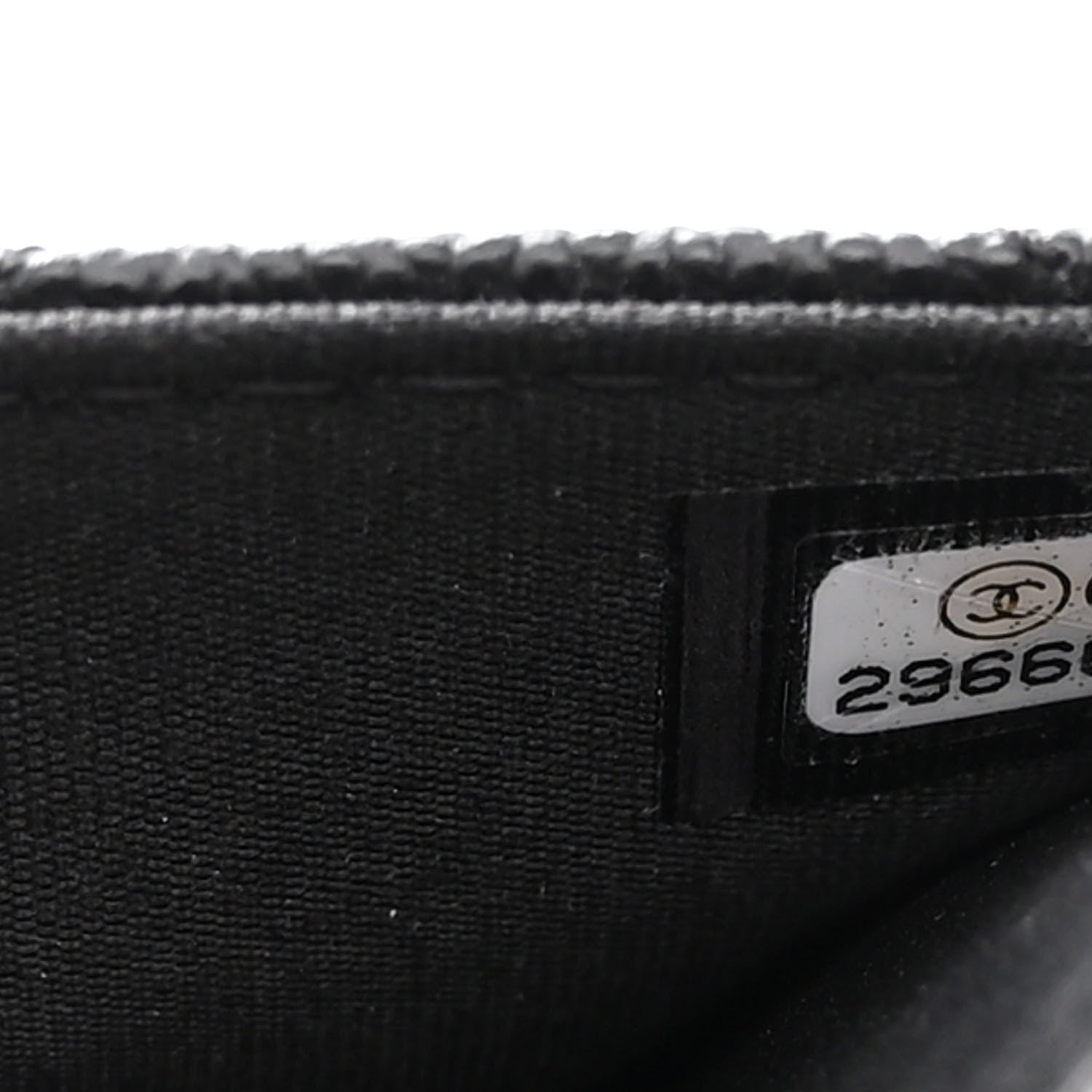 Chanel Caviar Quilted CC Filigree Wallet On Chain WOC Black 8 of 11