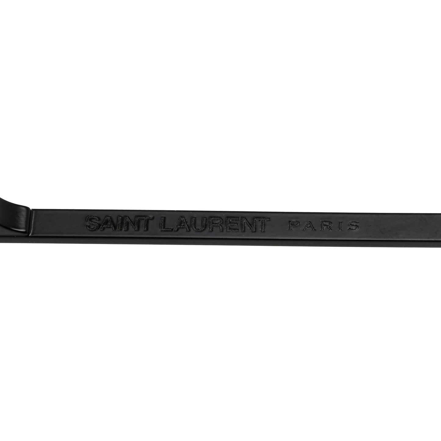 Square Acetate Metal SLM48S Sunglasses Black