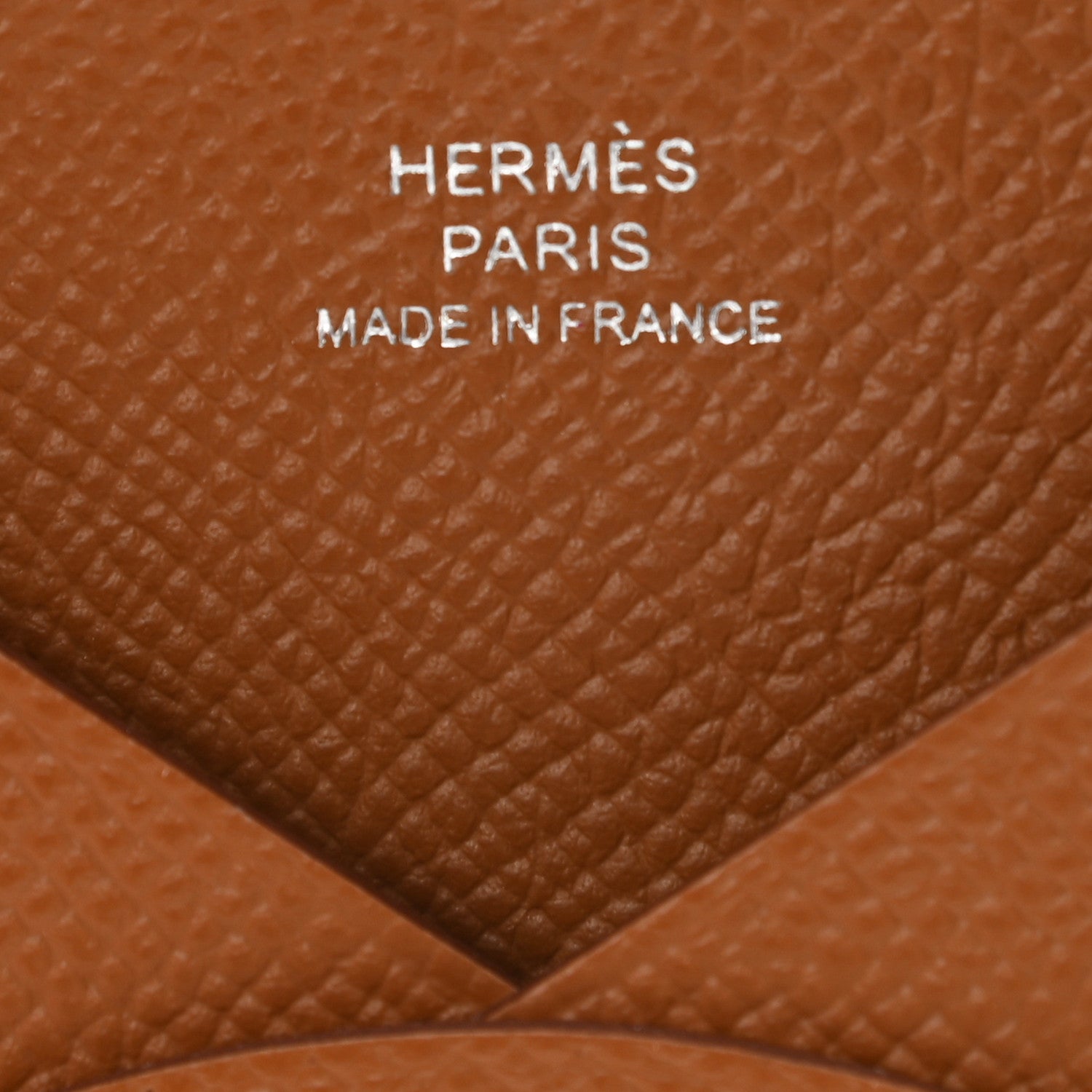 Hermes Epsom Calvi Card Case Gold 6 of 7