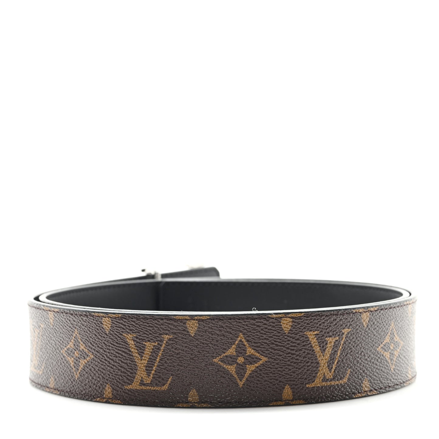 Monogram Calfskin 40mm LV Initiales Reversible Belt 100 40 Black