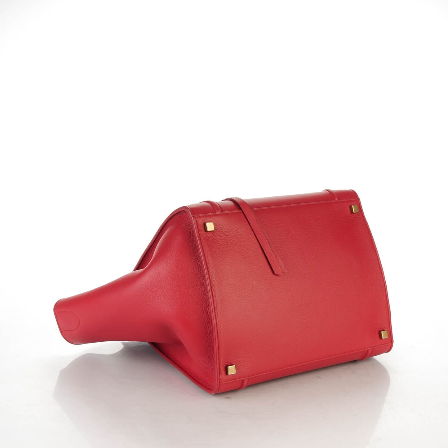 Supple Calfskin Medium Phantom Luggage Red