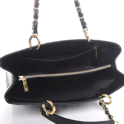 Chanel Caviar Quilted Grand Shopping Tote GST Black 5 of 10
