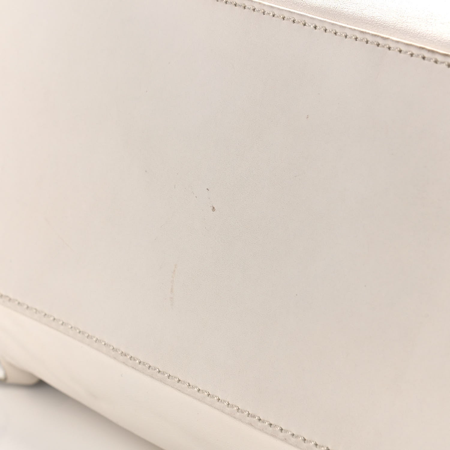 Chanel Calfskin Modern Chain Rhodoid East West Tote White 15 of 15