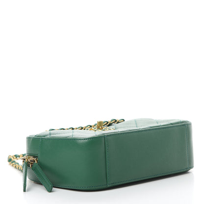 Chanel Goatskin Quilted 19 Camera Case Green 5 of 12