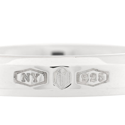 Tiffany Sterling Silver Makers Narrow Slice Ring 52 6 4 of 7