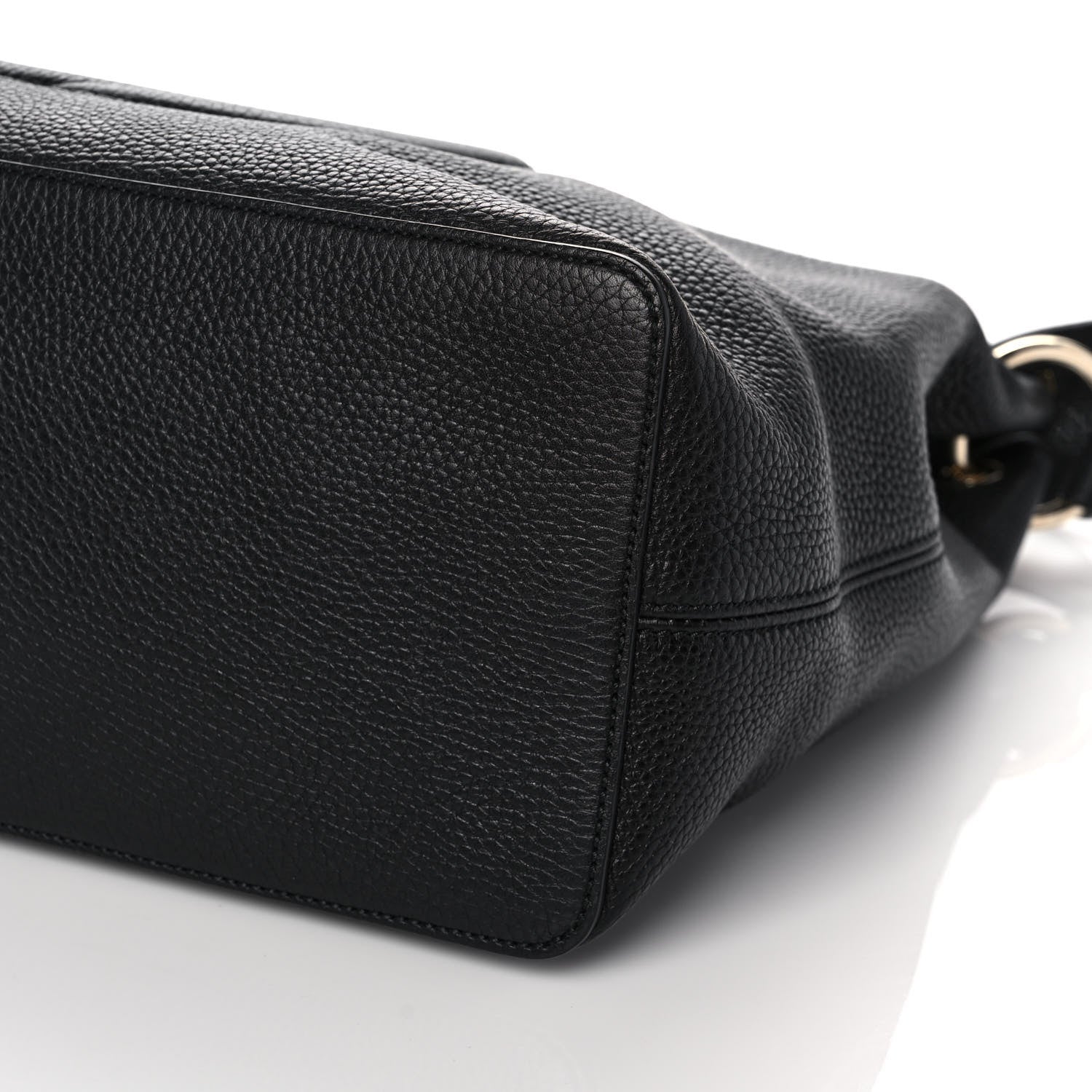 Gucci Pebbled Calfskin Large Soho Hobo Black 10 of 11