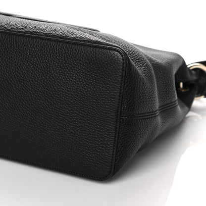 Gucci Pebbled Calfskin Large Soho Hobo Black 10 of 11