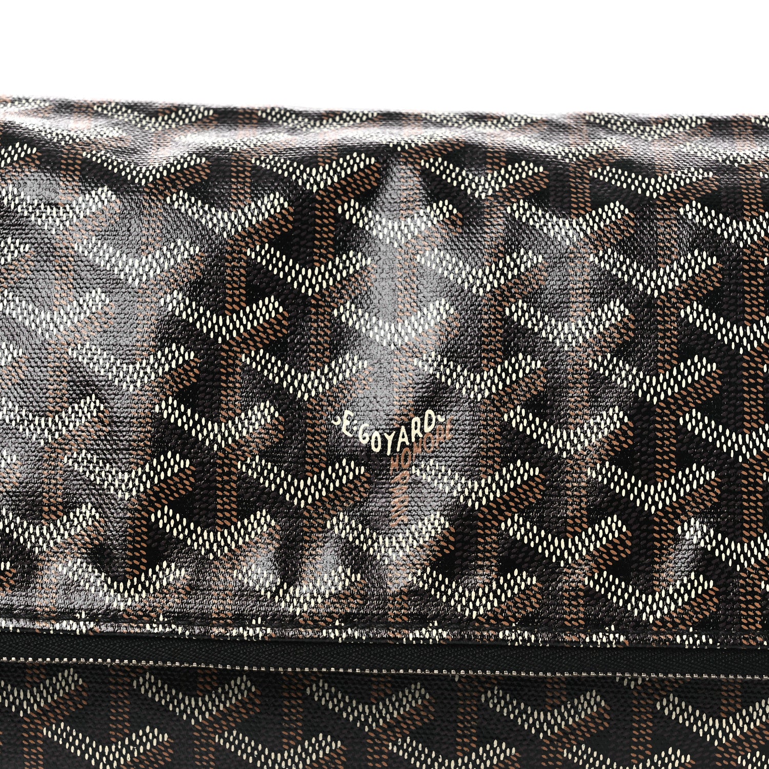 Goyard Goyardine Sainte Marie Soft Clutch Black 8 of 12