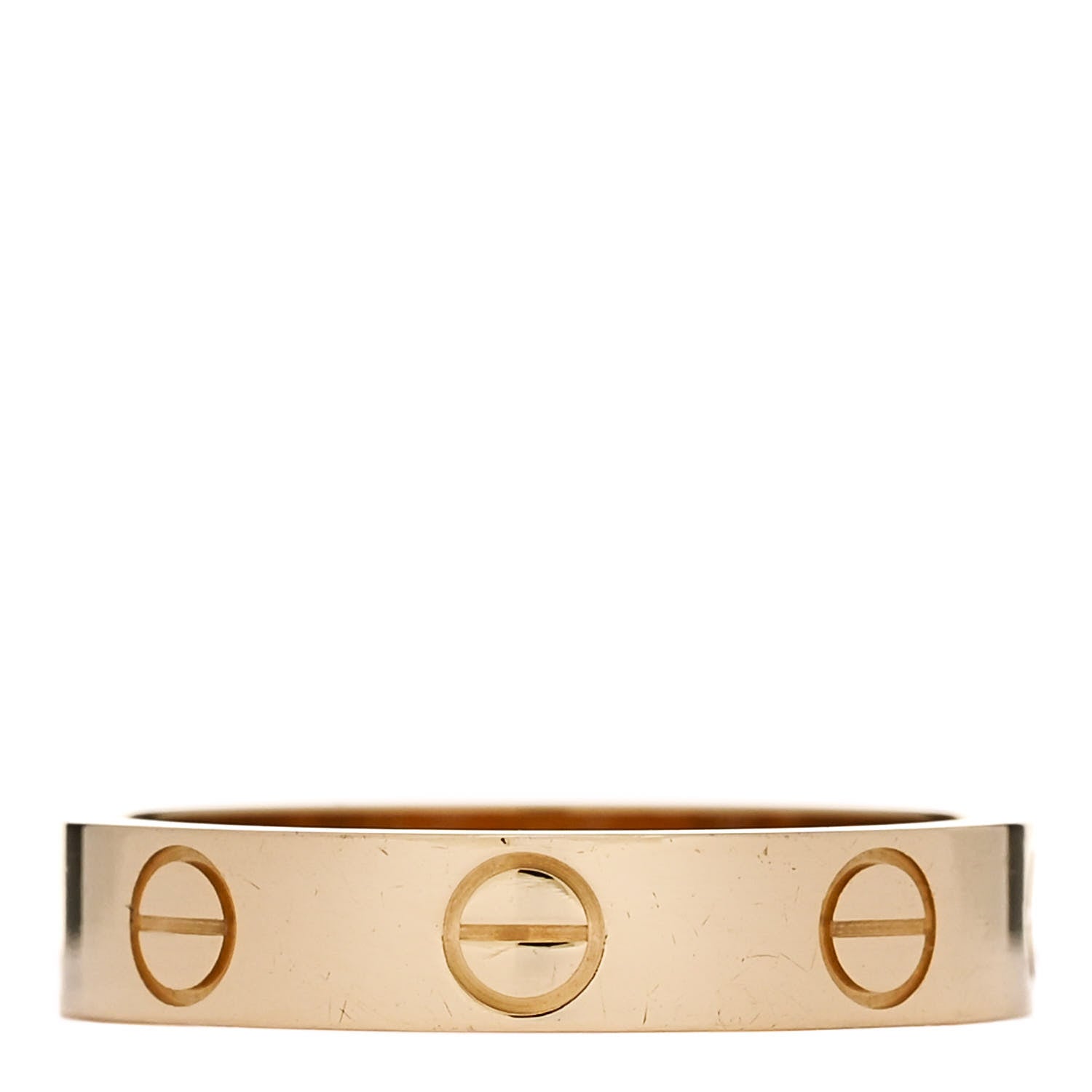 Cartier 18K Yellow Gold 3.5mm LOVE Wedding Band Ring 49 4.75 1 of 5