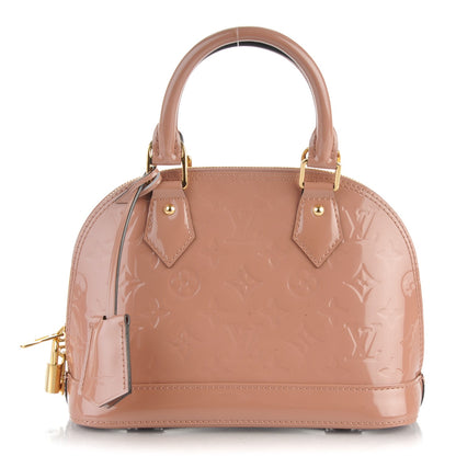Louis Vuitton Vernis Alma BB Rose Velours 1 of 9