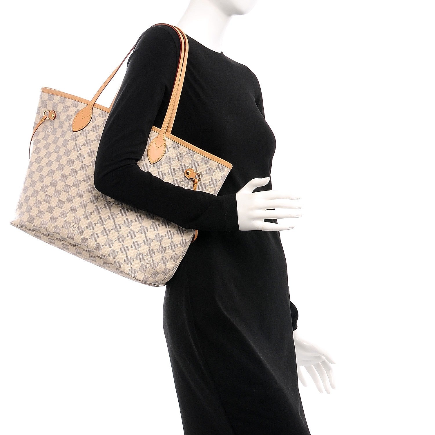 Louis Vuitton Damier Azur Neo Neverfull MM 2 of 14